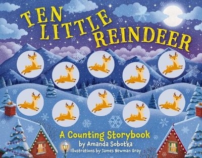 Amanda Sobotka Sobotka Amanda Ten Little Reindeer (Kartonbuch)