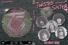 Twisted Sister Live Concert In Detroit, Michigan  1986