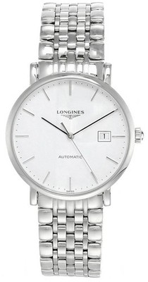 Longines Elegant 39mm Automatic Silver Dial Bracelet Men's Watch L4.910.4.12.6