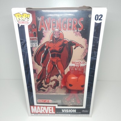 Funko Pop! Comic Book Cover with Case: Marvel - Vision - Target (Exclusive) #02