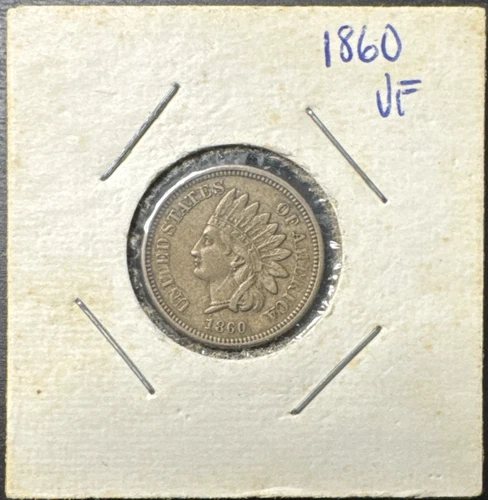 1860 Indian Head Cent — photo from the most recent tracked eBay sale