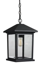 Z-Lite - Portland - 1 Light Outdoor Chain Mount Lantern in Seaside Style - 8