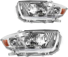 ZonCar Headlight 2008-2010 Highlander Base/Limited fit Japan built 2pcs AMCH
