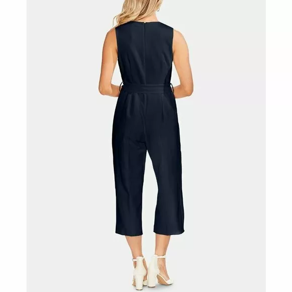 Vince camuto navy jumpsuit sales