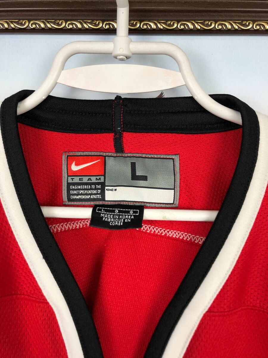 Vintage Nike Canada Ice Hockey Jersey Mens Red Shirt Vintage Nike Canada Ice Hockey Jersey Mens Red Shirt