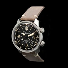 LANDERON COMPRESSOR GMT VINTAGE SWISS MOVEMENT RONDA REF GBVT 0809-88  (G)