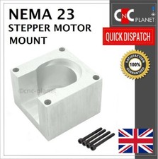 Nema 23 Stepper Motor Mount 57mm Aluminum Bracket + Screw base CNC UK FAST