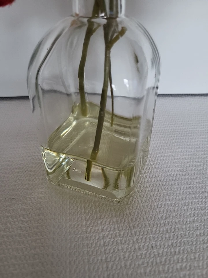 Juego de 2 arreglos de rosas Real Touch en jarrones de vidrio (agua sintética) Foto 4 de 4