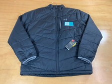 UNDER ARMOUR UA STORM COLD GEAR MEN'S INFRARED BUBBLE DOWN JACKET LARGE L BLACK