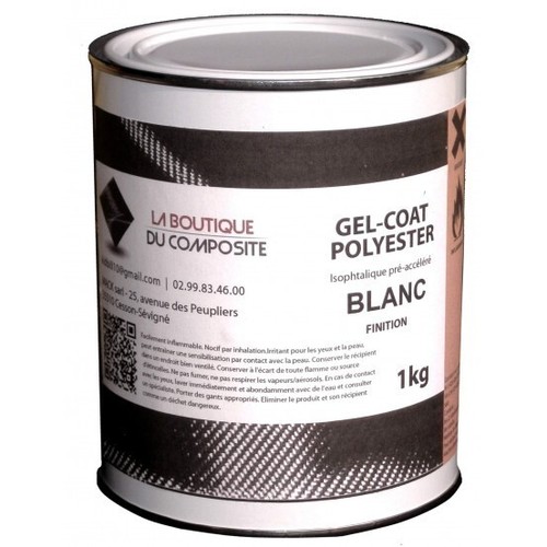 2Kg ISO POLYESTERHARZ. + 2m² GLASMATTE + 1kg GEL COAT weiß. - Bild 3 von 4