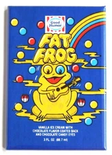 Fat Frog Ice Cream FRIDGE MAGNET sign wrapper