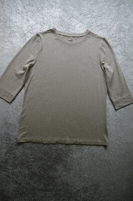 Shirt von Nobelmarke RIANI Gr 44 beige-sand  schmeichelweiche Qualität  hoher NP