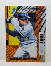 2021 Bowman Chrome Andrew Vaughn SSP RC /25 ORANGE ASCENSIONS MOJO REFRACTOR 🌠