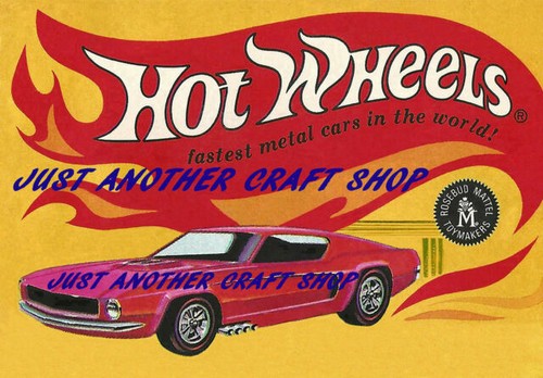 Poster Pubblicitario Auto D'epoca A4 Poster Hot Wheels Redline 1967 Chevrolet, Formato A4, Riproduzione Pubblicitaria D'epoca Per Collezionisti Volantino Hot Wheels 1967 - Foto 5