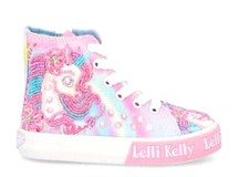 LELLI KELLY P/E UNICORN MID Mädchen Schuhe Sneaker Stoff Zip Schnürer Pailletten