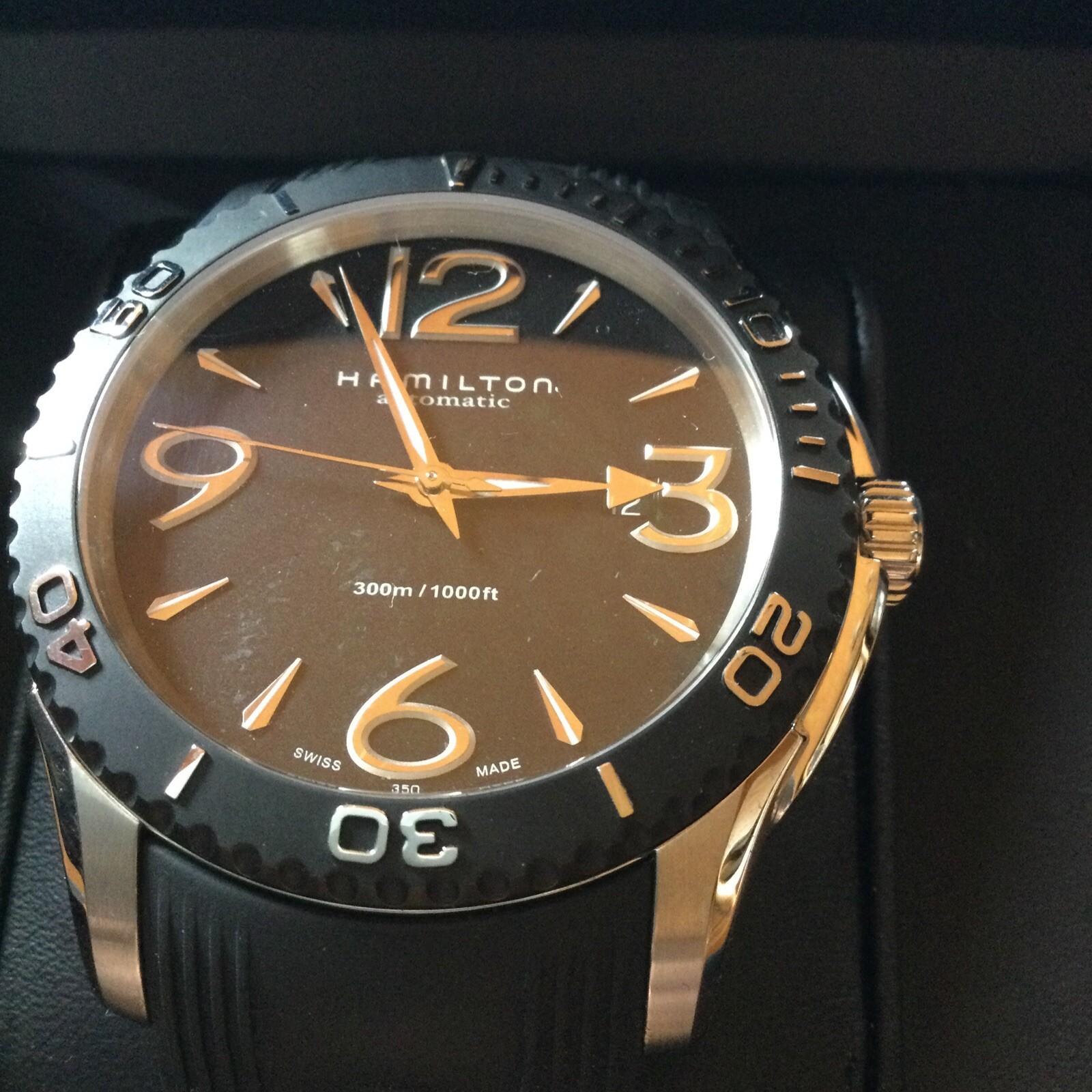 HAMILTON H377150 AUTOMATIC JAZZMASTER SEAVIEW SWI… - image 1