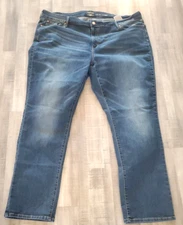 Signature Levi Strauss blue jeans adult 38x32 denim 28M mid rise straight