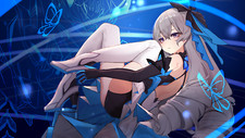 Anime long hair gloves panties gray honkai impact 3rd Playmat Gaming Mat Desk