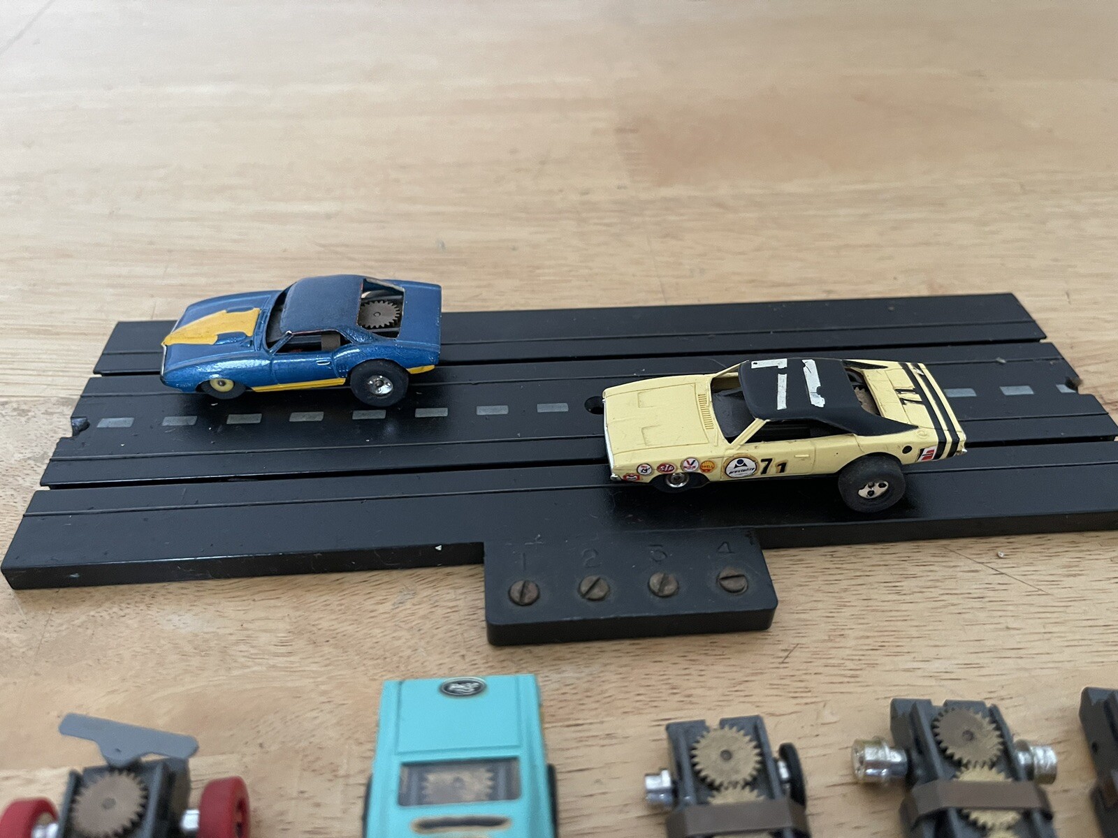 AURORA Model Motoring Slot Car Lot Cars, Parts, Bodies And Chassis