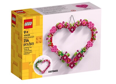 新品未開封　38-kT Valentine Limited Edition Lego Valentine Heart Ornament - 40638 - BNISB - AU | eBay