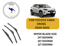 WIPER BLADES FOR TOYOTA YARIS CROSS 2020-2023