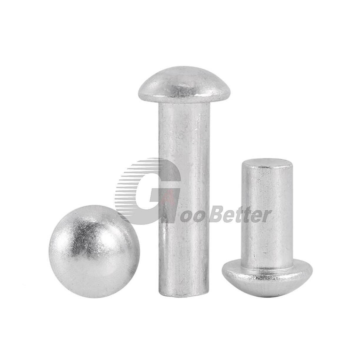 Aluminium Button / Round Dome Head Solid Rivets M2 M2.5 M3 M4 M5 M6 M8