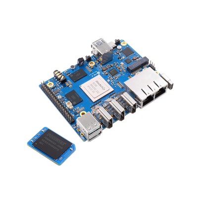 5 Plus 4G with 32GB eMMC Module RK3588 8 Core 64 Bit Single Board Computer, 2...
