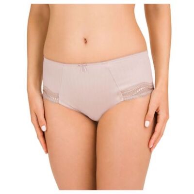 Felina MODERN WEFTLOC TAUPE TAILLENSLIP Unterhose Slips mit Spitze Neu