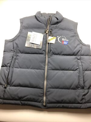 NWT North End Wear Techno Series Vest- Navy Relay For Life American Cancer Soc.