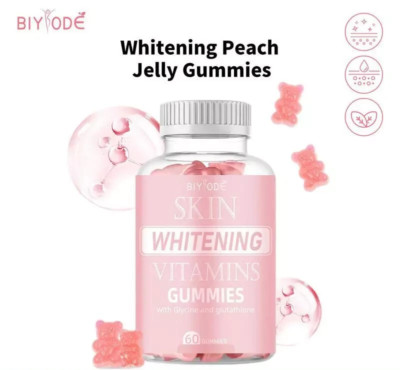 BIYODE Glutathione Gummies Vegan Skin Glow Biotin L-Glutathione VitC 60'