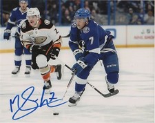 Tampa Bay Lightning Mathieu Joseph Signed Autographed 8x10 Photo COA #6