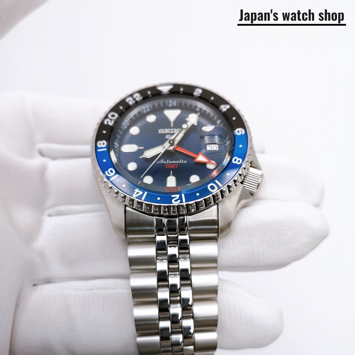 SEIKO 5 Sports SKX Sports Style GMT SBSC003 Blue Men's Watch New