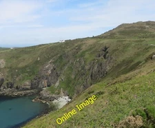 Photo 6x4 Pwll Deri Trefasser Cliffs and beach below the youth hostel. c2014