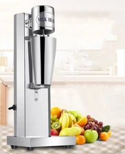 Electric Milk Tea Shaker Cocktail Mixer Stainless Steel Blender  110V