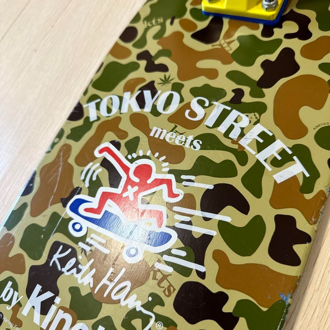 Keith Haring × kinetics mini cruiser Keith Haring x Kinetics mini cruising skateboard Rare