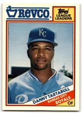 1988 TOPPS REVCO LEAGUE LEADERS DANNY TARTABULL KANSAS CITY ROYALS #26
