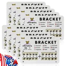 10* Dental Ortho Orthodontics Brackets Braces Mini Roth 022 Slot 3 Hooks IIC NEW