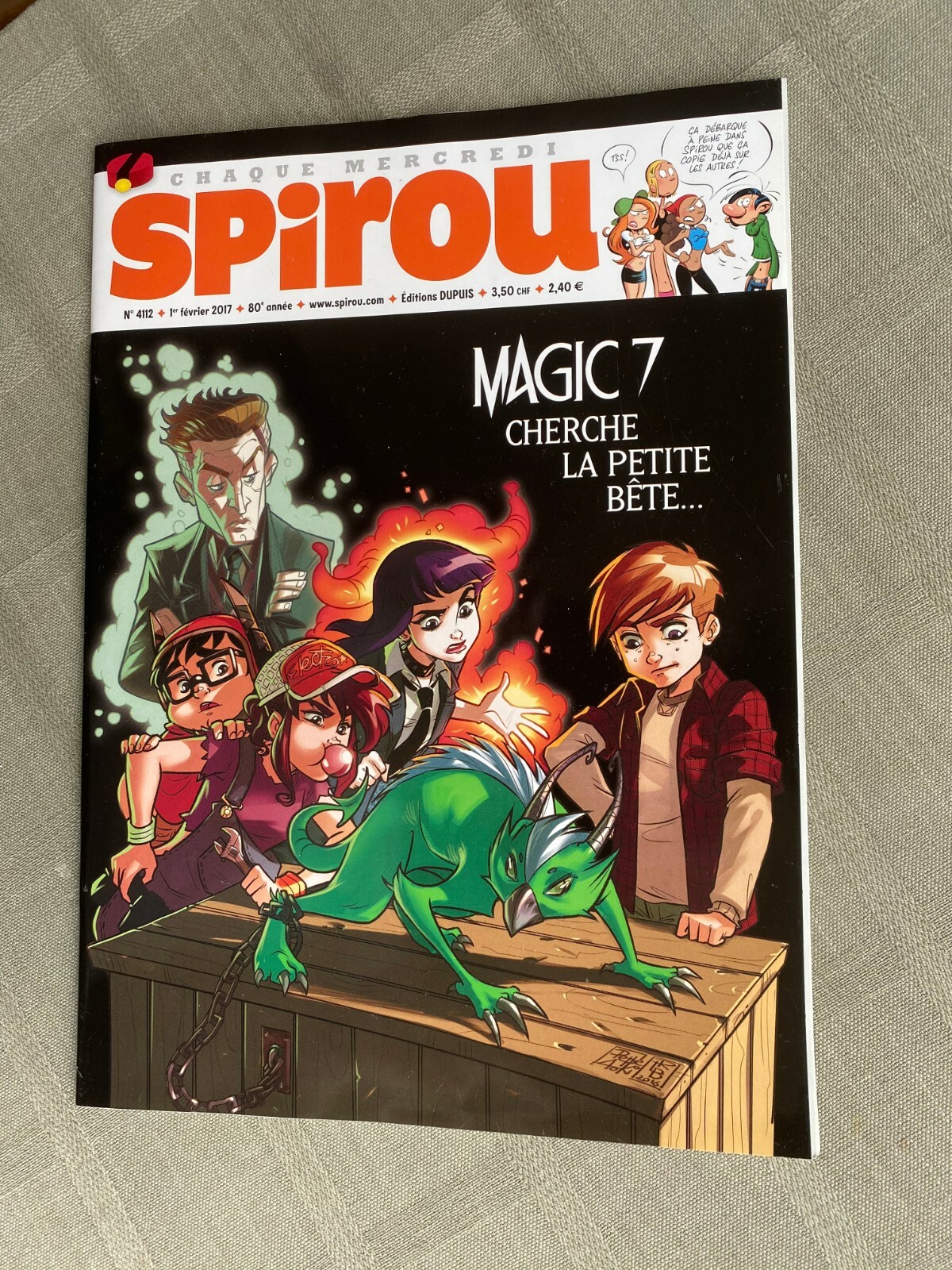 Spirou Weekly No. 4112 2017 In Excellent Condition