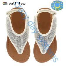 Healthtex Infant Rhinestone Sparkle and Shimmer Sandals 3T 4T 5T 6T Infant Girls