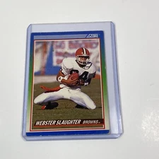 1990 Score #355 Webster Slaughter WR Football Cleveland Browns NM OR BETTER