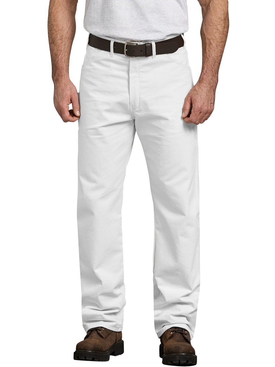 Sz 36x30 Dickies Men's 1953 White Utility Painter Pants for sale