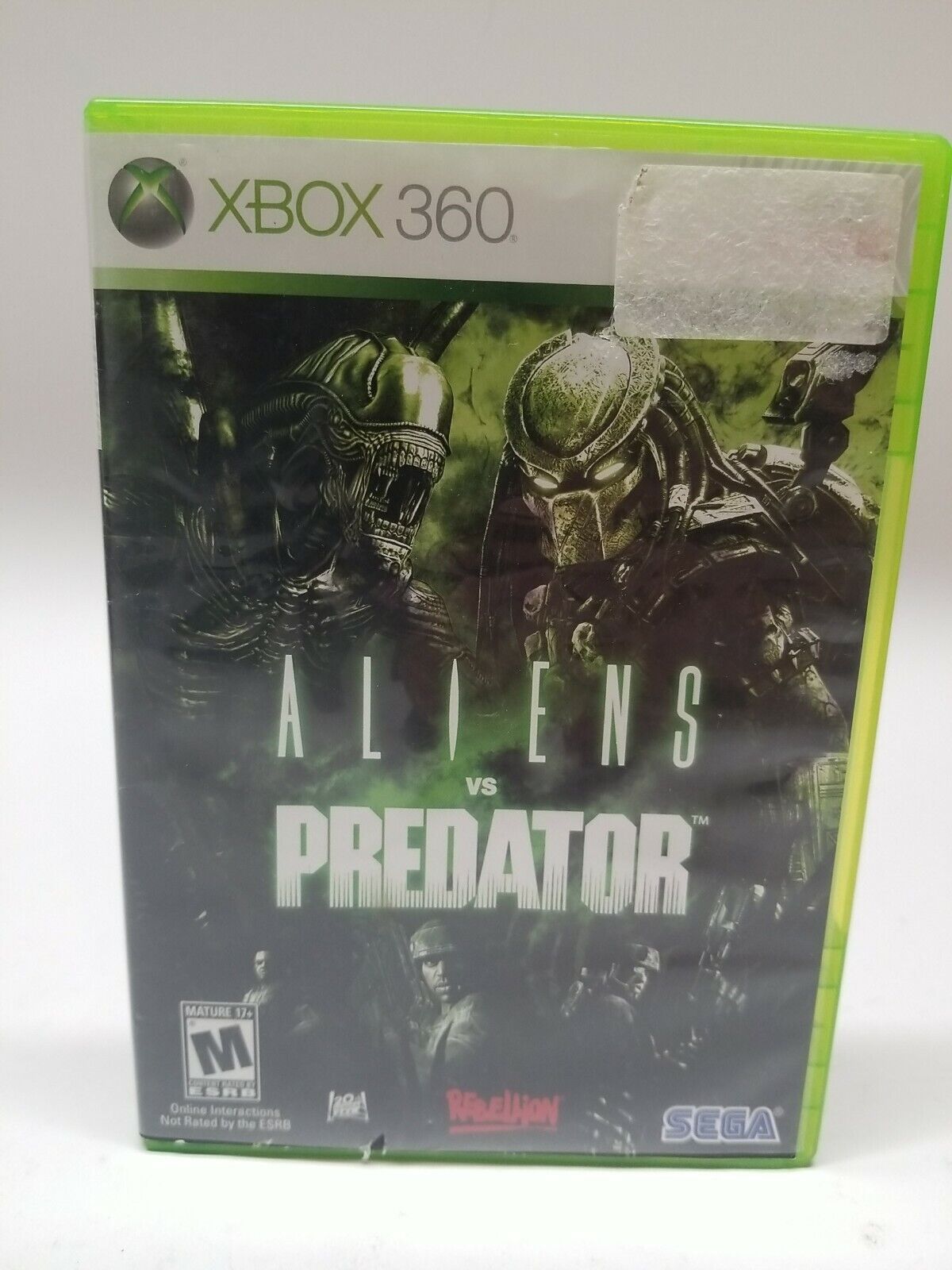 Alien vs. Predator (Microsoft Xbox 360, 2010) Disc Only 10086680423