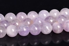 7MM Genuine Natural Light Lavender Amethyst Beads Grade A Round Loose Beads