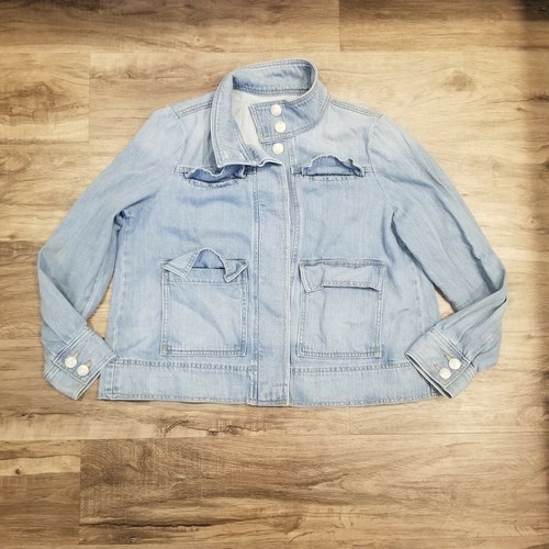 Loft Womens Sz M Light Wash Denim Jean 