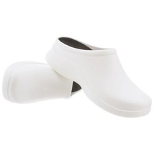 KLOGS DUSTY WHITE Work Shoe Clog SlipOn Professnal Slip Resistant Nurse Kitchen