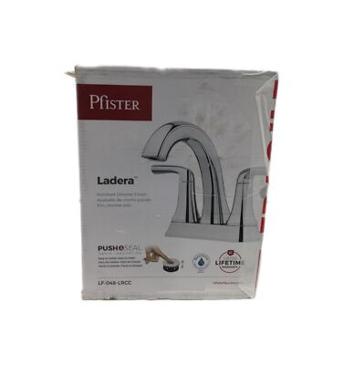 #ad Pfister Ladera 4 in. Centerset 2 Handle Bathroom Faucet in Polished Chrome $33.58