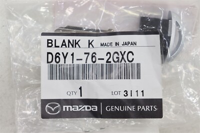 NEW OEM Mazda Primary Key Fob Key Blank D6Y1762GXC Mazda 2 3 6 CX