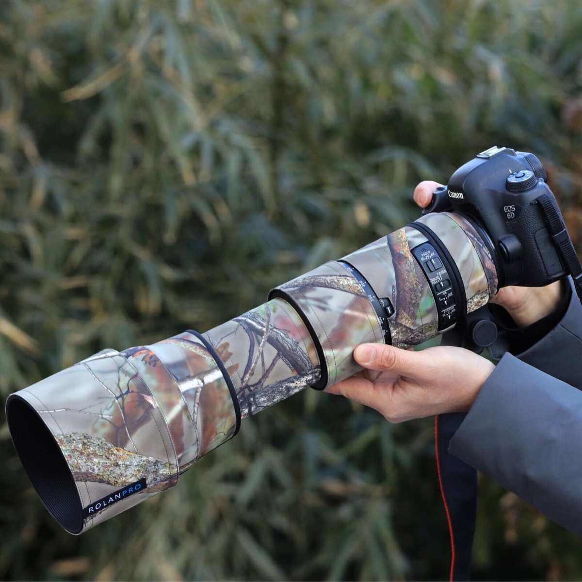 ROLANPRO Camouflage Lens Cover Voor Sigma 150-600mm F5-6.3 DG OS HSM Hedendaagse Jas Lens Beschermende Mouw Case-#9 Waterdicht