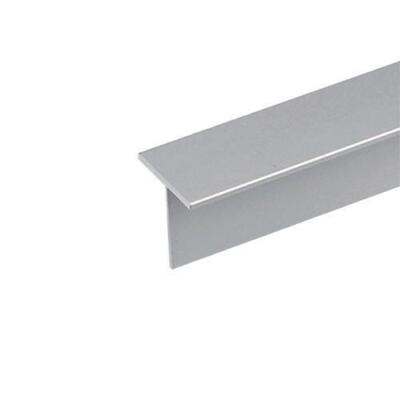 Profilo In Alluminio 20x20 Design, Tipo B Con 2 Scanalature, Argento Anodizzato - Lunghezza 800 Mm