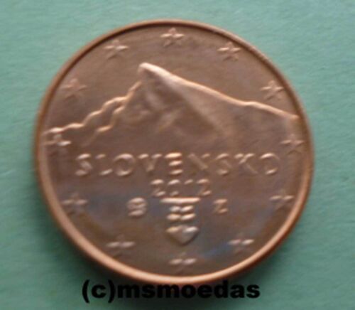 Slowakei Slovensko 1 Cent Münze Prägejahr 2012 Euromünze coin moedas unc - Afbeelding 1 van 1